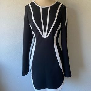 Black and white dress